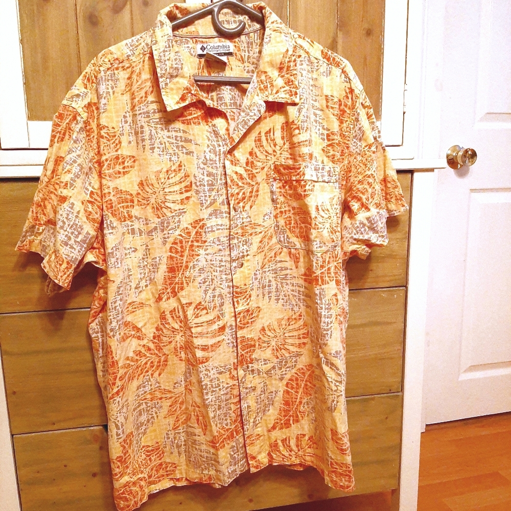 Hawaiian Men's Shirt Columbia xxl